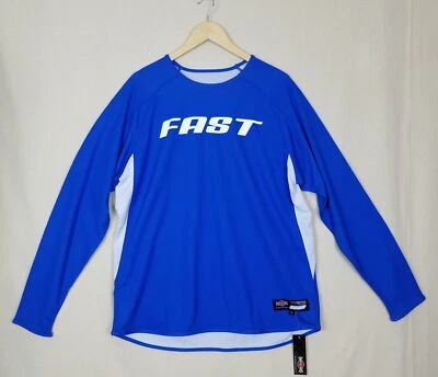 RÁPIDO / Camisas y Pieles Para Hombres Azul Tecnología Híbrida Poli Baloncesto Camisa Deportiva Talla L Foto 1 de 4