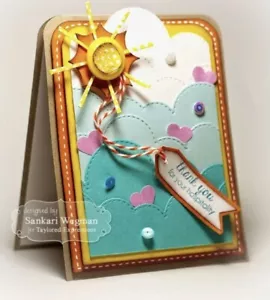 Taylored Expressions Rolling Clouds Metal Dies - Spring Summer - Picture 1 of 5
