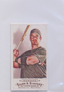 Aaron Rowand 2009 Topps Allen & Ginter Mini #181 Bazooka 18/25 Giants