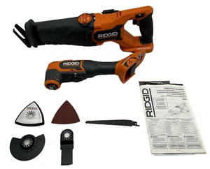 Ridgid 18V Reciprocating Saw & Multi Tool Combo Tools Only R960261SB2N (OB) - Picture 1 of 11
