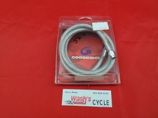 USA MADE 36/" UNIVERSAL CLEAR COAT #3 HARLEY STAINLESS BRAIDED BRAKE HOSE LINE