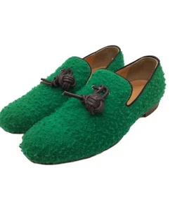 Mocasines con borlas POLPETTA verde - Imagen 1 de 6