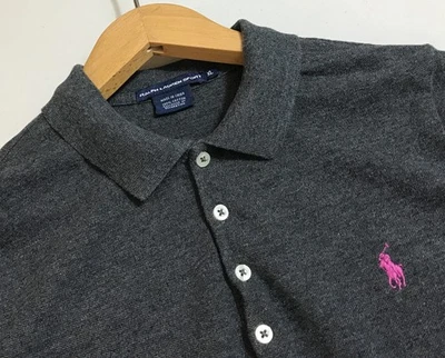 Ralph Lauren Sport Women's Gray Cotton Mesh Polo Shirt Dress Size XL - Image 1 of 4