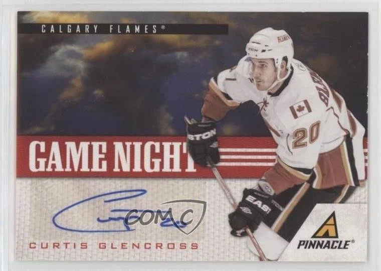 2011-12 Pinnacle Game Night Signatures /75 Curtis Glencross #17 Auto - Image 1 of 2