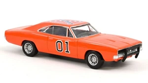 MODELLINO AUTO STATICO NOREV DODGE CHARGER 1968 GENERAL LEE-THE DUKES OF HAZZARD - Imagen 1 de 5