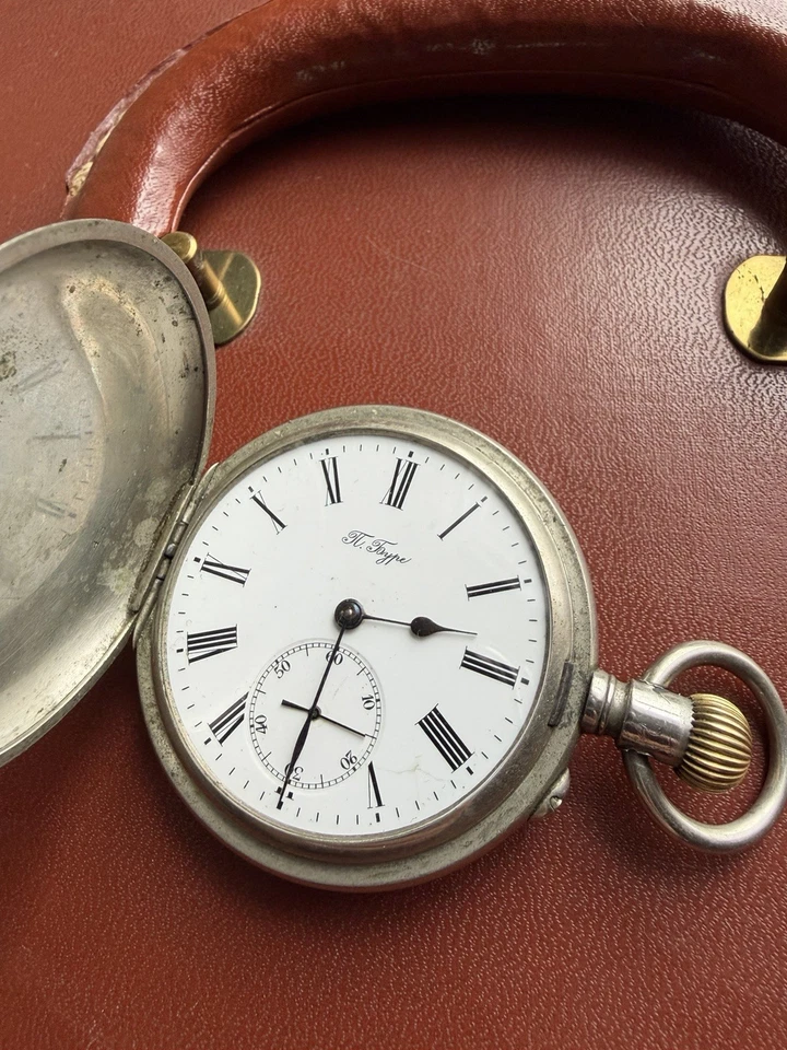 Antique Pavel Bure Imperial Russian Pocket Watch Pre-1900 Serviced Running - Image 1 of 4