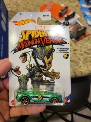 Hot Wheels Custom 15 Ford Mustang Venomized Groot Spiderman Maximum Venom - Изображение 1 из 3