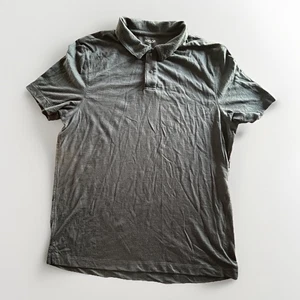 Proof 72 Hour Merino Two Button Polo Shirt Men’s Medium Huckberry Short Sleeve - Picture 1 of 5