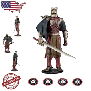 Witcher 3 Eredin 7" Ultra Articulation Figure - Steel Armor, Sword, Base - Picture 1 of 9