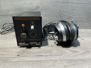 Koss E9 Electrostatic Energizing Source and ESP9 Stereophones. As Is - Picture 1 of 4