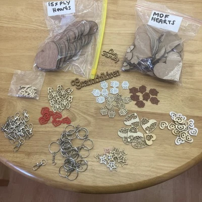 Stuff for wooden  crafters job lot - Image 1 of 4