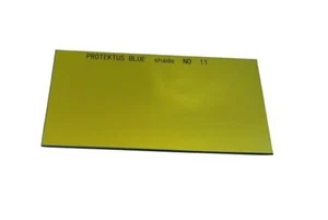 Lente per saldatura blu 2" X 4,25 tonalità 11  - Foto 1 di 3