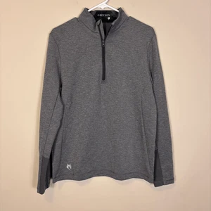 Greyson Men's Grey Golf Quarter Zip Pullover Sweatshirt Size Small - Picture 1 of 8