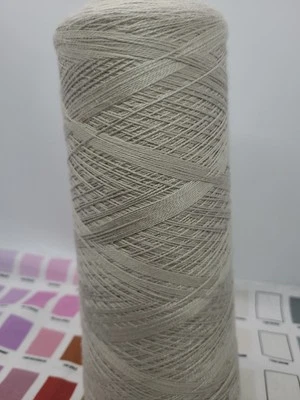 Hilo 100 % seda hilo tejer ganchillo macramé 2 lb 1,9 oz en cono Foto 1 de 3
