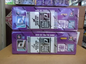 (2) 2025 DONRUSS FOOTBALL FACTORY  SEALED SET LOT - Picture 1 of 2