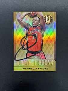 Demar Derozan signed handsigniert 2014-2015 Gold Standard /285 Raptors GTP - Bild 1 von 2