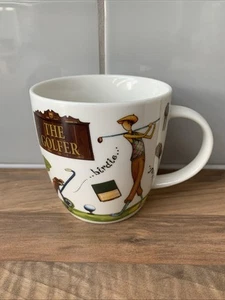 Queens By Churchill At Your Leisure The Golfer Large Tea / Coffee Mug New - Picture 1 of 6