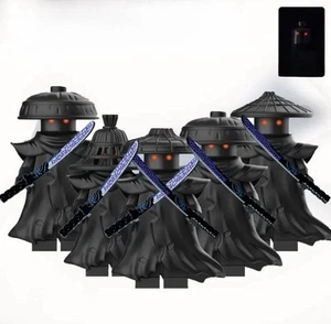 Set Of 5 Custom Ninjago Forbidden Five Minifigure GITD Eyes w/10 Custom Sword - Picture 1 of 11