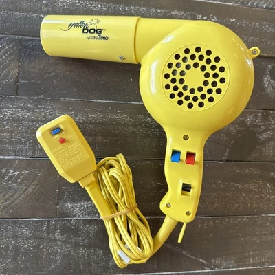 SECADOR DE PELO VINTAGE CONAIR PRO AMARILLO PERRO EN EXCELENTE ESTADO PROBADO PGRYD075 Foto 1 de 4