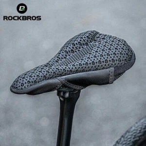 New ROCKBROS Bike 3D Saddle Cover Soft Rebound MTB Road Bicycle Seat Cushion - Picture 1 of 12