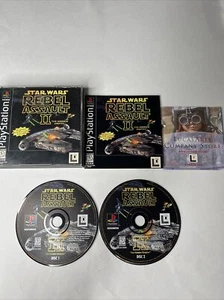 Star Wars Rebel Assault II The Hidden Empire PS1 + Reg Card CIB -Free Shipping- - Picture 1 of 6