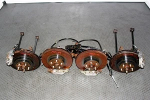 02-07 SUBARU WRX OEM 4 POT 2 POT BRAKE CALIPER FRONT/REAR SET KNUCKLES 5x100 - Picture 1 of 10