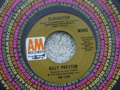 Billy Preston - Slaughter / God Loves You - USA Soul / Funk VG+ 45 - Image 1 of 2