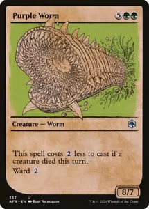 Magic the Gathering (mtg): AFR: Purple Worm (Showcase) - Imagen 1 de 1