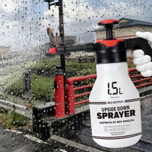 1.5L Upside Down Water Sprayer Foamer Car Wash Foam Hand Pump Bottle Big Output - Bild 1 von 8