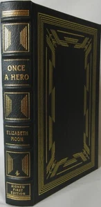 Easton Press Elizabeth Moon Once a Hero Leather Bound Signed First Edition COA - Picture 1 of 10