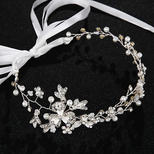 Diadema Nupcial De Piedras Preciosas Accesorios Brillantes - Imagen 1 de 5