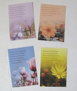 Carte di preghiera/ispirazione dell'unità - Set di 4 - 3,5 pollici x 5 pollici - Foto 1 di 2