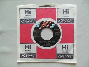 AL GREEN: Let's Stay Together / Tomorrow's Dream on Hi Records 45-2660 Near Mint - Picture 1 of 7
