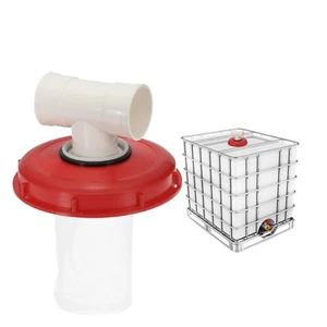 PATIKIL T-Shape IBC Lid Filter Cover 245mm Plastic Ton Barrel Cover with Wash... - Picture 1 of 6