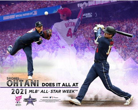 Shohei Ohtani Los Angeles Angels Unsigned 2021 MLB All-Star Week Photograph Cover