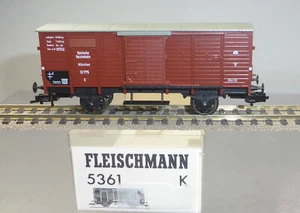 Fleischmann 5361 ; Gedeckter Güterwagen G "München" DRG, wie neu in OVP /W490 - Bild 1 von 4
