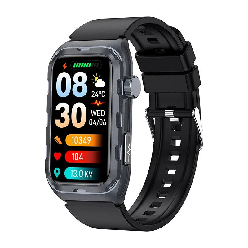 Smart Watch Men Women Fitness Tracker Blood Pressure Heart Rate Sport Watches - Image 1 of 4