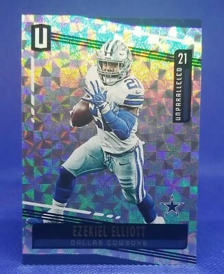 2019 Panini Unparalleled - Hyper #108 - Ezekiel Elliott /25 SSP Dallas Cowboys - Image 1 of 4