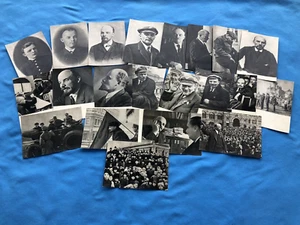 VINTAGE postcards leader of the Soviet Communist Party V.I. Lenin 1962 Set of 21 - Picture 1 of 11