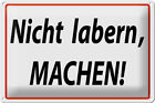 Hebold Blechschild 30x20 cm - Hochwertiges Blechschild Made in Germany -"Nicht l