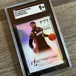 2012-13 Elite Series Electrifying /125 LeBron James #15 SGC 9