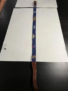 Smathers Branson. Cintura ricamata disegno personalizzato.Uomo.Tg.38.Blu. - Foto 1 di 5