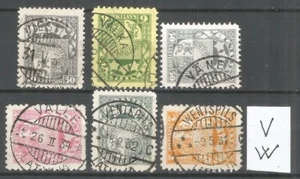 Latvia used stamps post offices cancellation - Picture 1 of 1