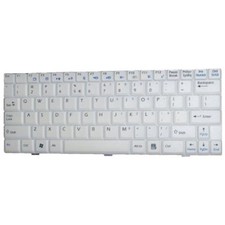 HQRP Nosotros Teclado Blanco Para MSI V022322BS1 / S1N 1UUS2D1 SAO Wind U100