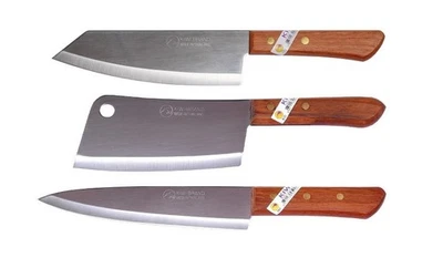 Cuchillo de cocina KIWI tailandés 3 utilitario cuchillo de chef de carne cuchilla cortadora de frutas Foto 1 de 4