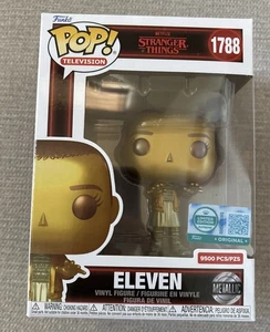 Funko Pop Eleven #1788 Metallic Exclusive Stranger Things Limited 9500 PCS NEW - Picture 1 of 6