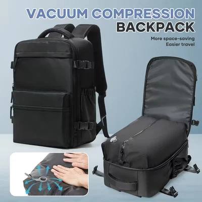 Vacuum compression backpack/cabin bag with a pump Ryanair/EasyJet/Wizzair - Image 1 of 4