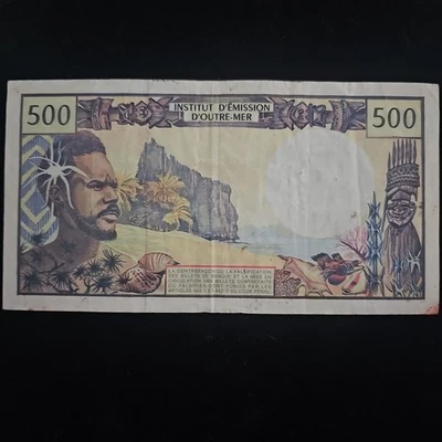 1985 New Caledonia 500 Cents Francs Banknote Paper Money Currency #472 - Image 1 of 2