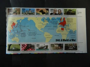 US  SC# 2559   A WORLD AT WAR 1942 SS MNH (LOT B) - Picture 1 of 1