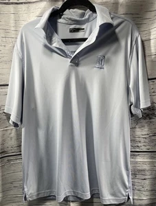 Callaway Mens Polo Shirt Large Gray TPC Scottsdale Golf Short Sleeve - Picture 1 of 7